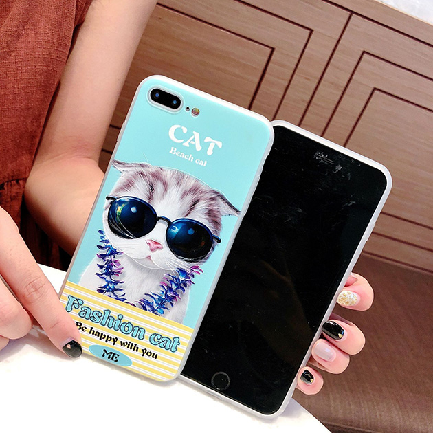 เคสนิ่มลายแมวน่ารัก สำหรับ iPhone